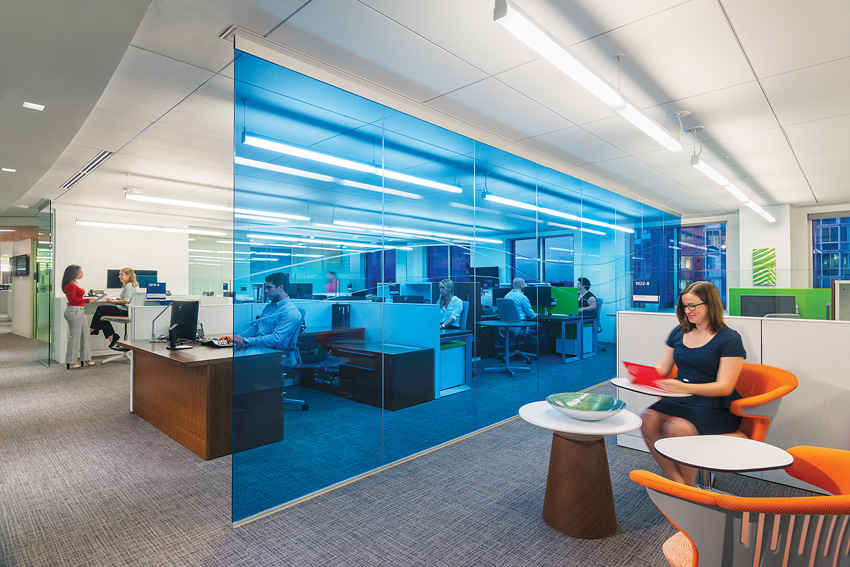 Photo of an office interior.