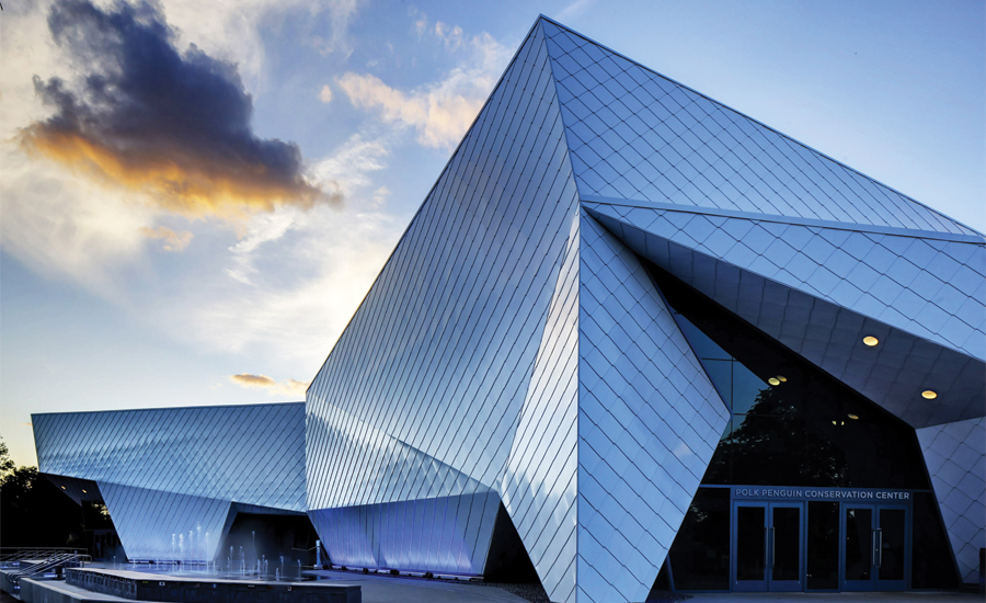 Exterior photo of the Polk Penguin Conservation Center.