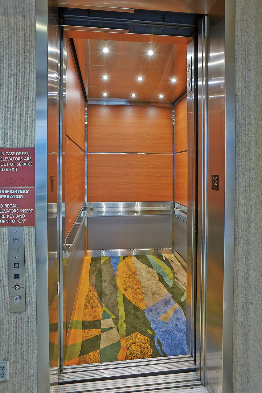 Photo of an elevator.