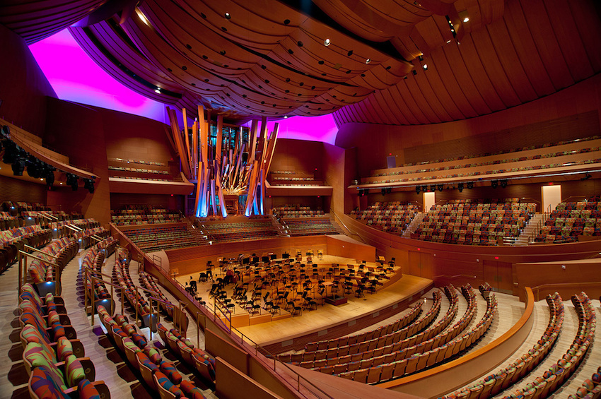 Photo of LA Philharmonic Concert Hall.