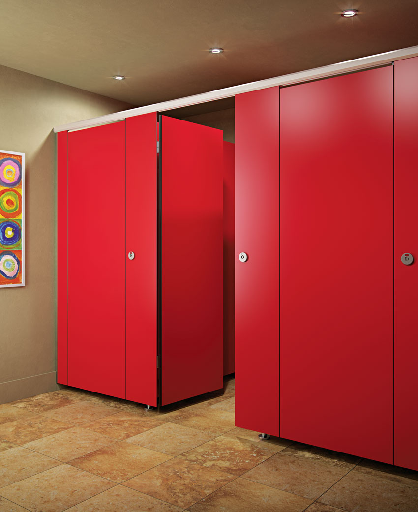 red door restrooms.