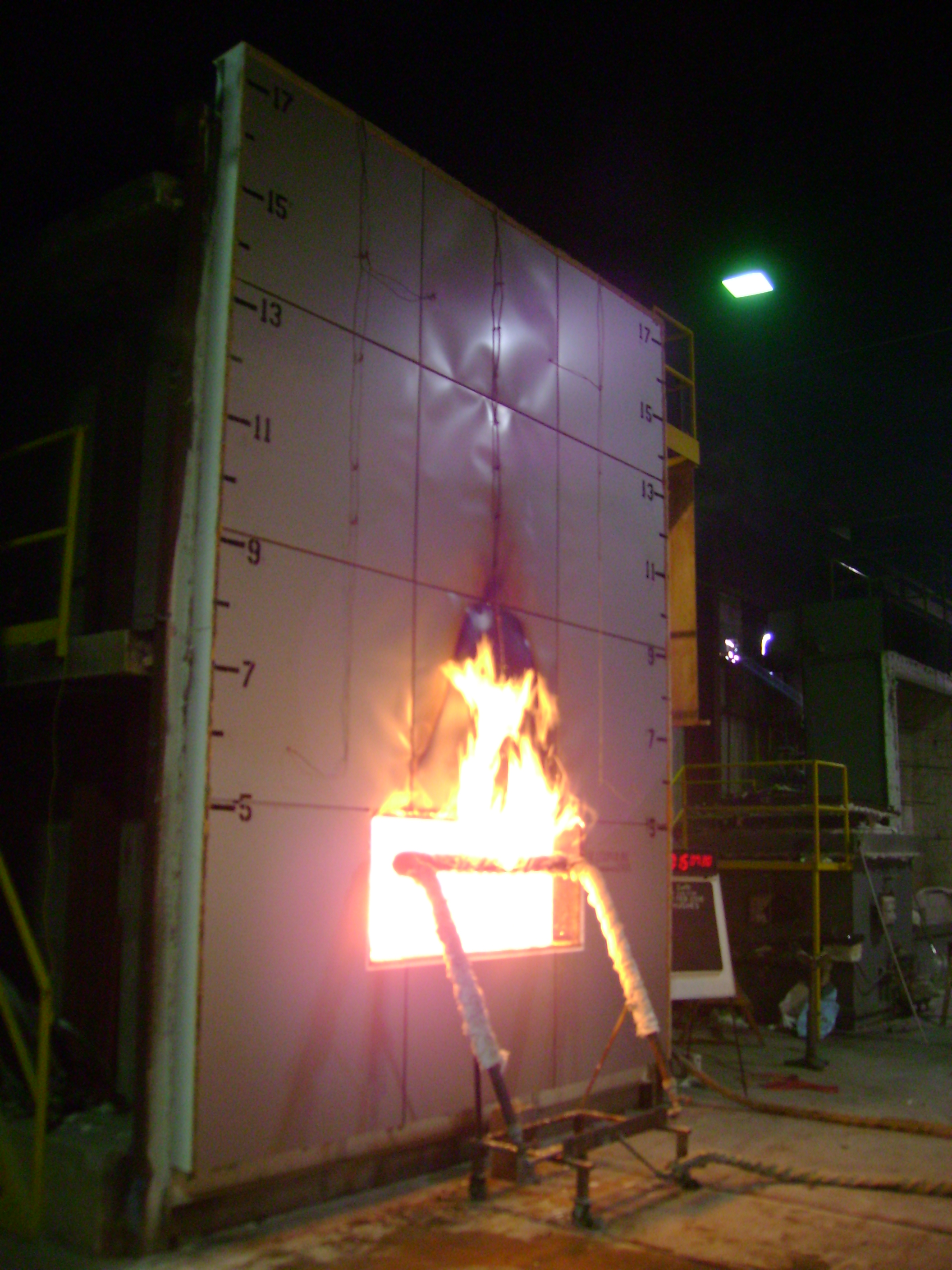 NFPA 285 test wall