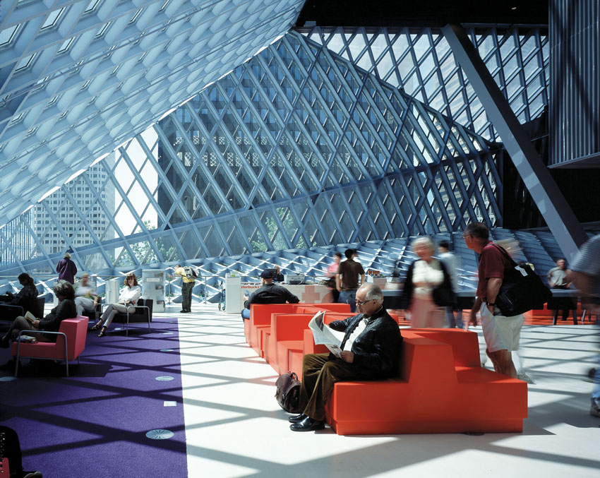The Seattle Central Library.