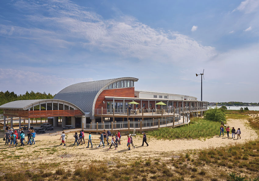 SmithGroupJJR’s Brock Environmental Center in Virginia Beach, Virginia.