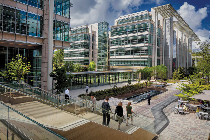 Exxon Mobil Headquarters in Houston.