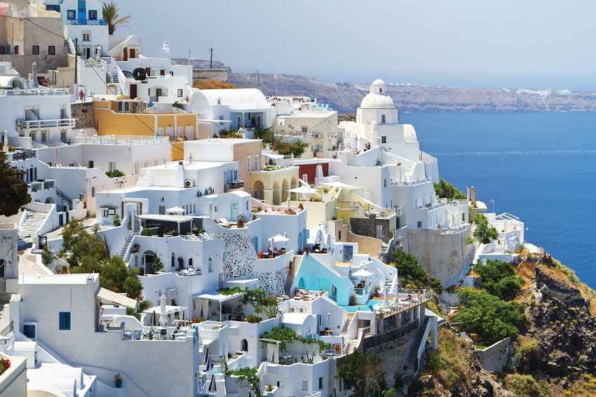 Santorini, Greece building