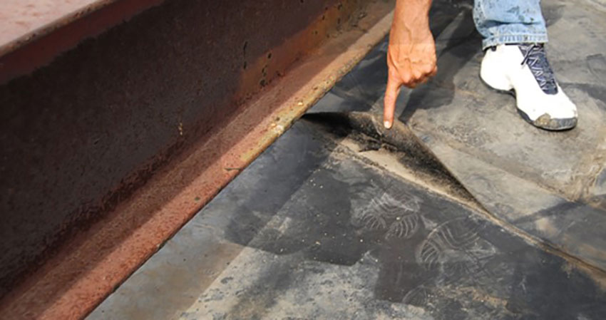 EPDM seam failure