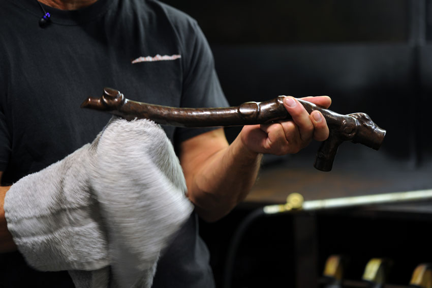 casting of bronze hardware