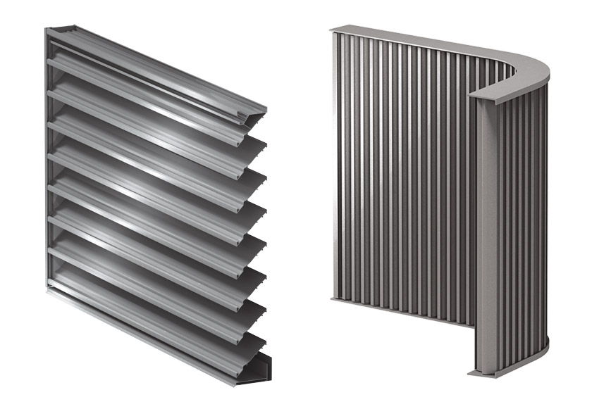 High-performance louvers