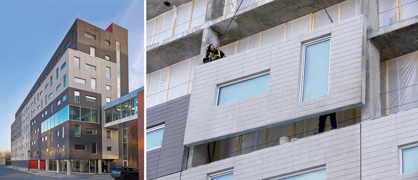 LEED GOLD Application: The ETS (ÉTS) School of Technology Student Residence in Montreal, Canada