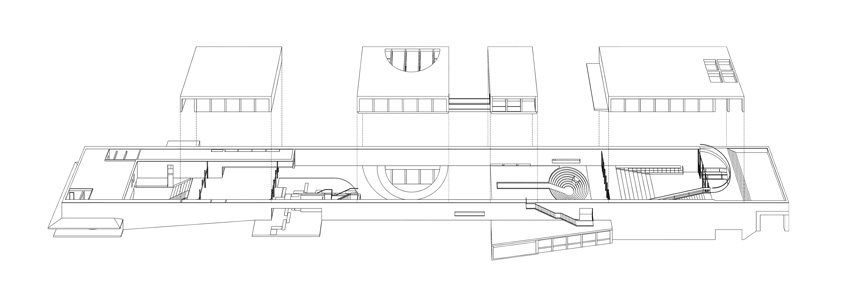 Sao Bao Peng Art Museum - Exploded Axonometric