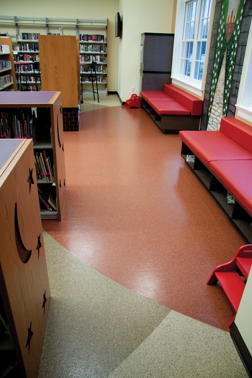 Image of Pendleton County Library in Falmouth, Kentucky with performance rubber surfacing.