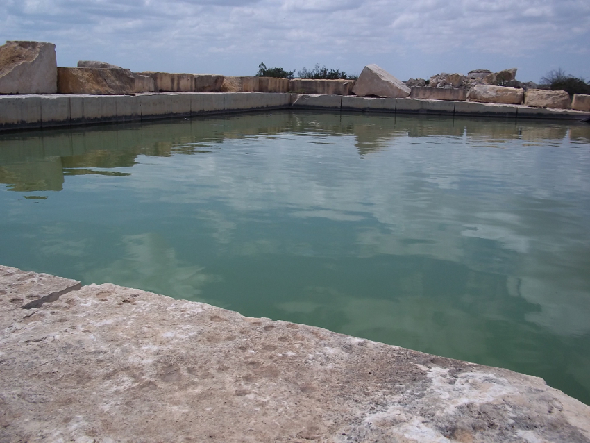 Holding ponds for water reclamation