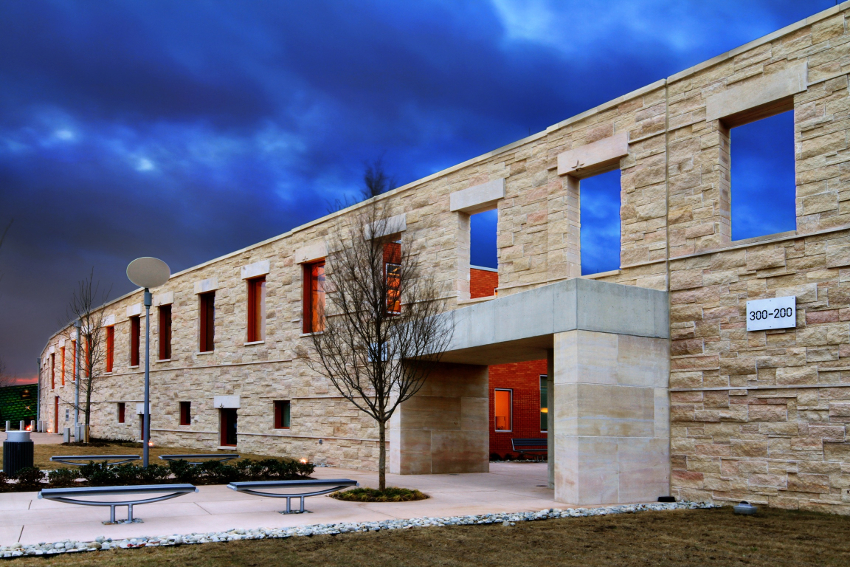 You see a natural stone Building: Natural stone is beautiful, durable, sustainable, and easy to maintain.