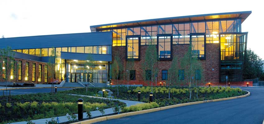 The Valley View Middle School in Snohomish, Washington, designed by Dykeman Architects