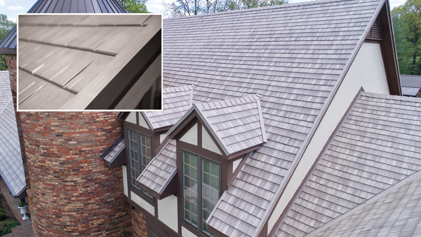 Clay tile, wood shake, slate shingle roofing