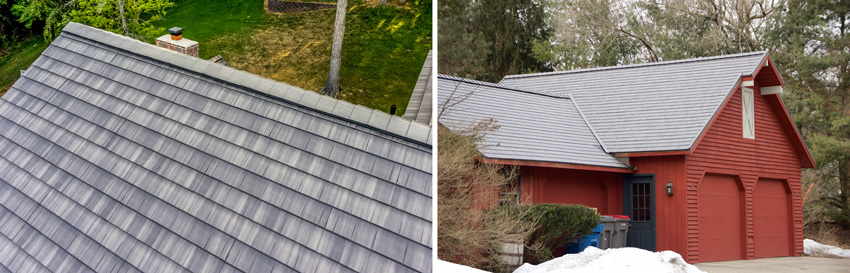 Metal shake roofing