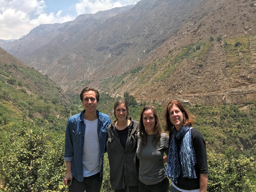 Sheila Kennedy (far right) in Peru with High Altitude Urbanism design-team members