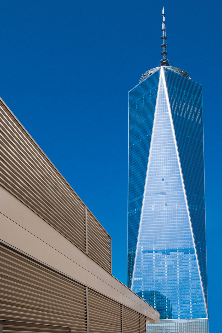 Freedom Tower in New York City, exterior cladding