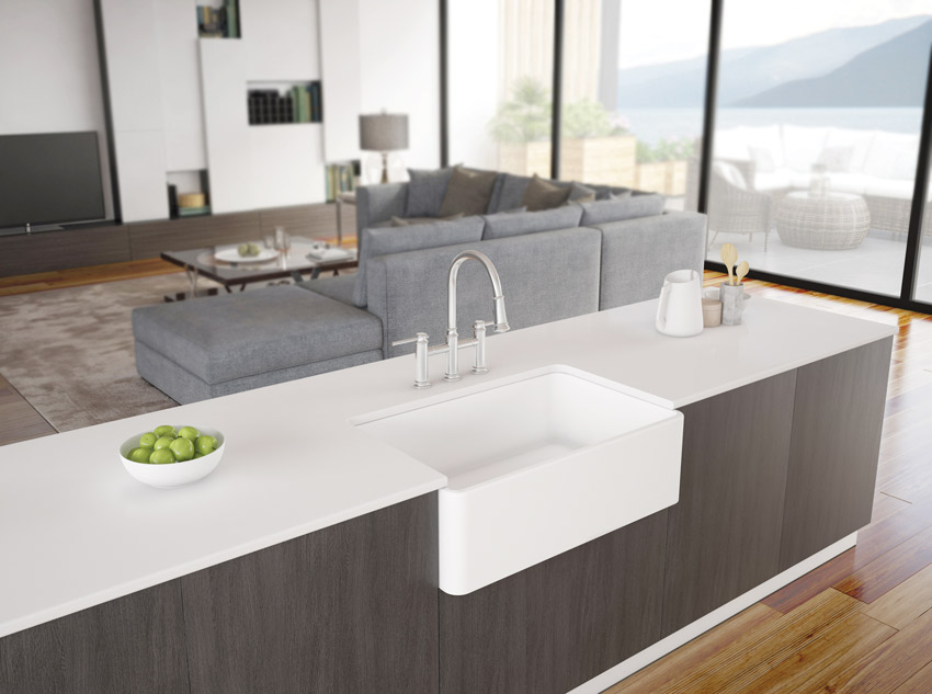 A sink's characteristics adds to its functionality