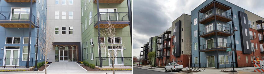 extruded aluminum trim used in multifamily apartments in Huntsville, Alabama