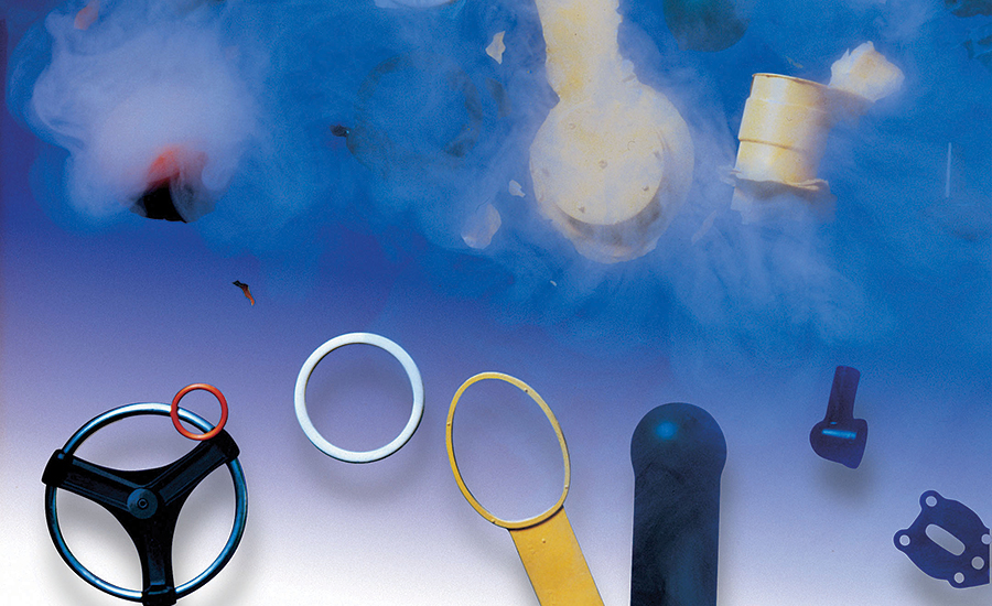 Cryogenic Deflashing for High Performance Materials