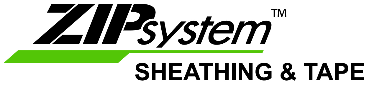 ZIP System sheathing and tape logo.